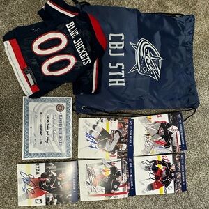 Columbus Blue Jackets CBJ autographs